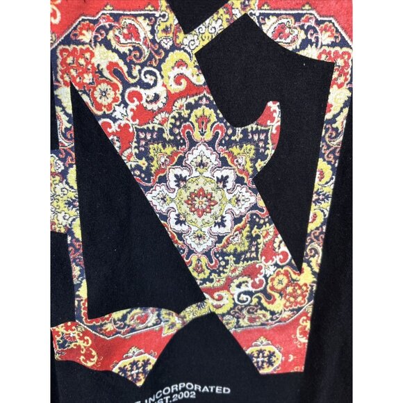NEFF Black‎ Paisley Graphic Tee Short Sleeve Size Small - Picture 4 of 9